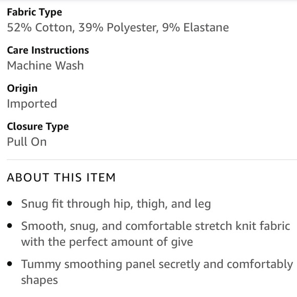 AMAZON ESSENTIALS Women’s Olive Camo Pull-On Knit Jegging Pants S Short - Picture 4 of 15